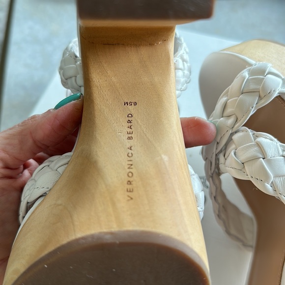 IMMACULATE Veronica Beard Gael Platform Sandals Sz 6.5 - Picture 8 of 8